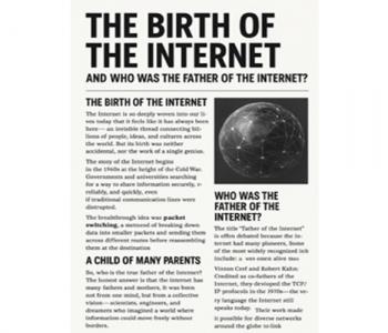 intenet born