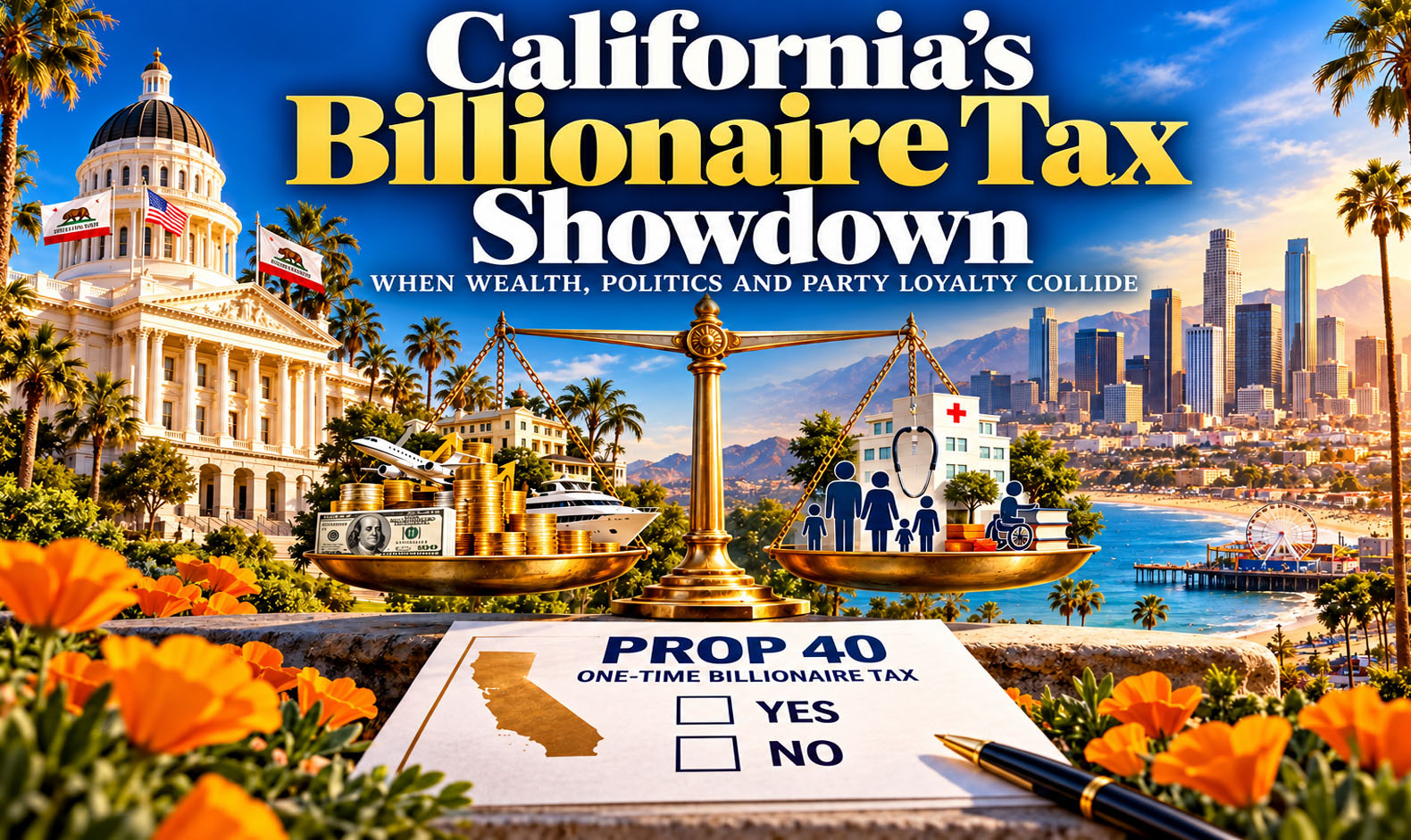 CALIFORNIA’S BILLIONAIRE TAX SHOWDOWN